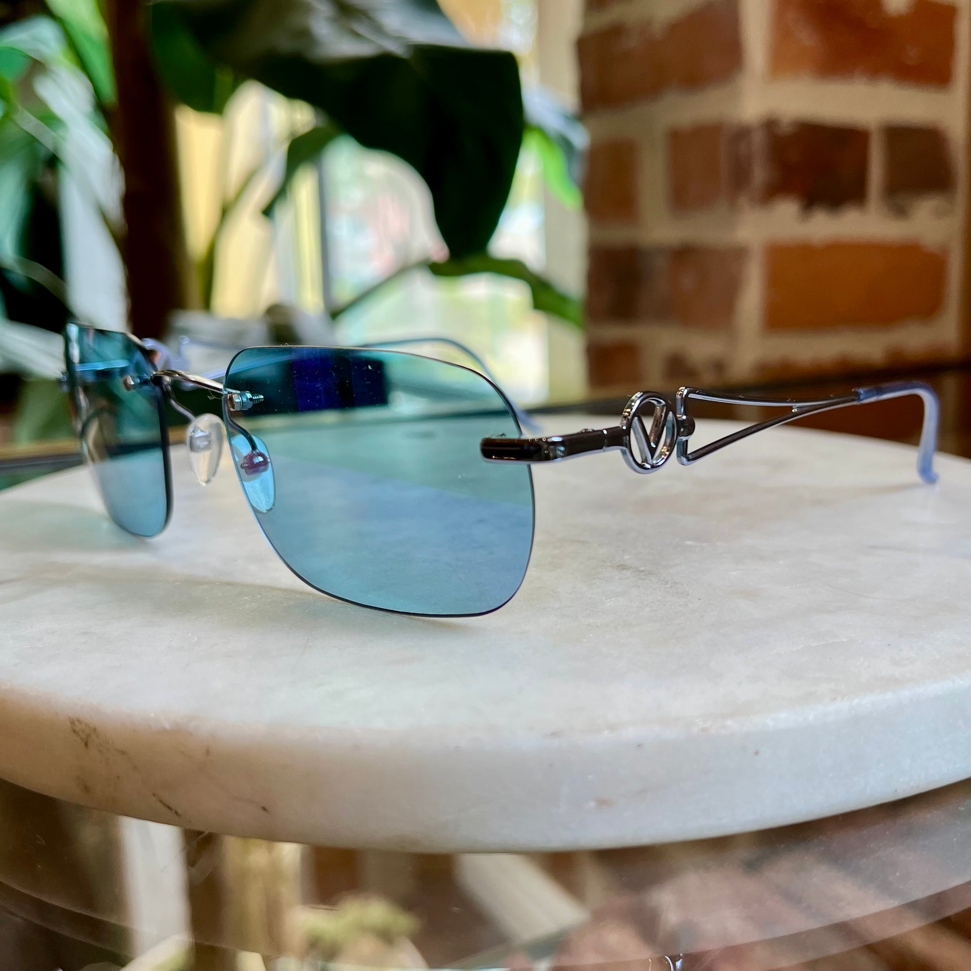 VALENTINO 5251 Blue Rimmed Sunglasses