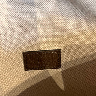 GUCCI Neo Vintage Medium GG Supreme Monogram Web Flap Crossbody