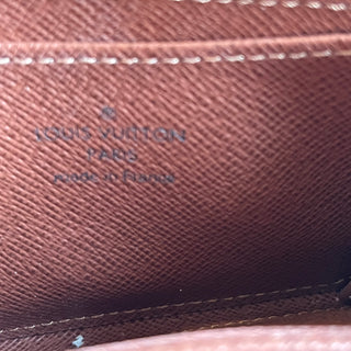 LOUIS VUITTON Zippy Coin Brown Monogram Canvas Wallet