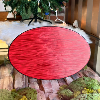 LOUIS VUITTON Cluny Castillan Red Epi Leather Bucket Bag