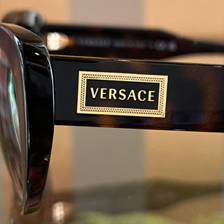 VERSACE MOD.4378 Tortoise Shell Acetate Cat Eye Sunglasses