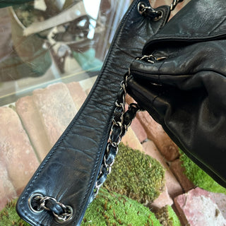 CHANEL Rock and Chic Accordion Black Lambskin Shoulder Bag