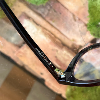 SAINT LAURENT SL145 006 Black Wayfarer Acetate Eyeglasses