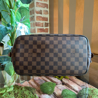 LOUIS VUITTON Rivington GM Damier Ebene Canvas Cabas Tote Bag