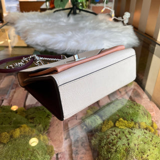 LOUIS VUITTON MyLockMe Chain BB Bicolor Leather Crossbody bag