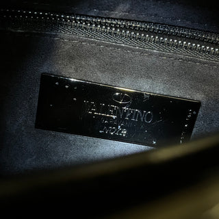 VALENTINO Black Star Crystal Rolling Rockstud Crossbody