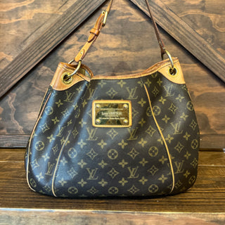 LOUIS VUITTON Galliera PM Brown Monogram Canvas Hobo Bag