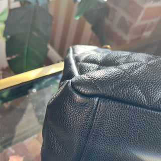 CHANEL Grand Shopping Tote (GST) Black Caviar Quilted Leather