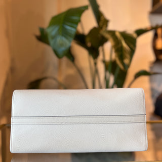 PRADA Monochrome Small Saffiano Leather Tote