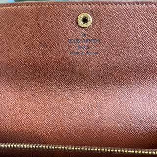 LOUIS VUITTON Monogram Porte Monnaie Credit  Wallet