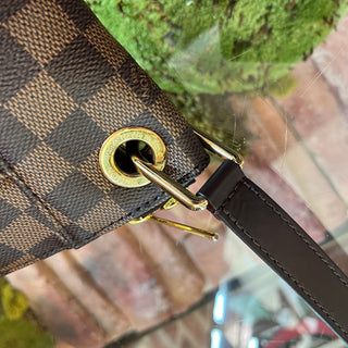 LOUIS VUITTON South Bank Damier Ebene Canvas Crossbody