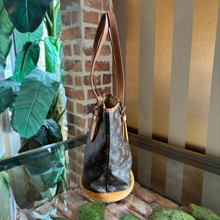 LOUIS VUITTON Vintage Petit Monogram Bucket Bag