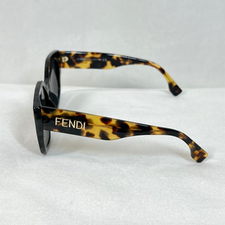 FENDI FE40017I Havana Square Sunglasses TS3578