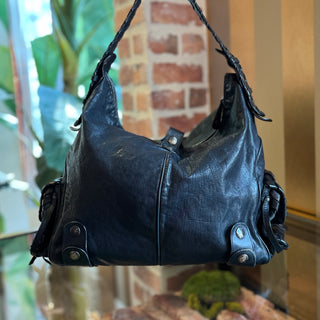 CHLOE Silverado Black Leather Hobo Bag