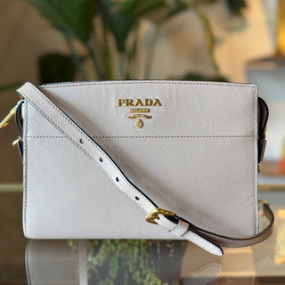 PRADA Saffiano Lux Leather Esplanade Small