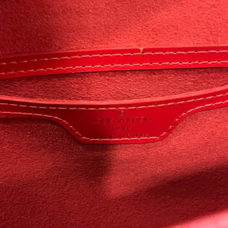 LOUIS VUITTON Saint Jacques PM Red Epi Leather Tote Bag