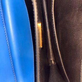 PRADA Cahier Saffiano Leather Flap Crossbody Bag