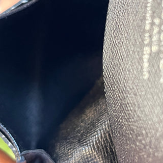 LOUIS VUITTON Black Epi Leather Card Wallet