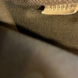 LOUIS VUITTON Eva Brown Monogram Canvas Clutch Bag