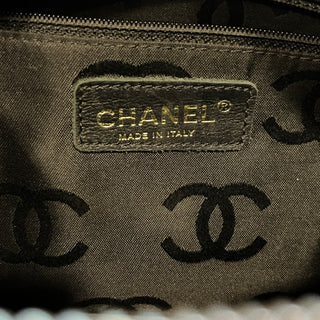 CHANEL Small Black Surpique Wild Stitch Lambskin Hobo