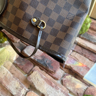 LOUIS VUITTON Neverfull GM Damier Ebene Canvas Tote Bag
