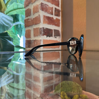VERSACE MOD.4324-B Black Acetate Round Sunglasses