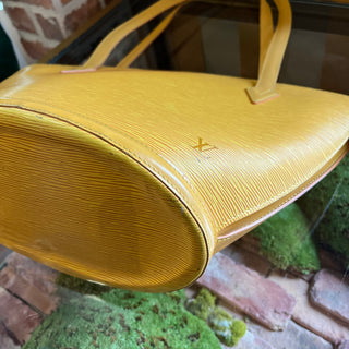 LOUIS VUITTON Saint Jacques Yellow Epi Leather Vintage Tote Bag