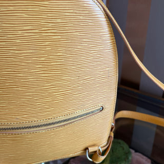 LOUIS VUITTON Mabillon Yellow Epi Leather Vintage Backpack