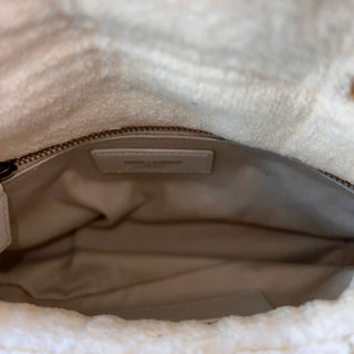 SAINT LAURENT Terry Cloth Summer Print Quilted Small Loulou Puffer