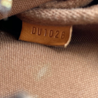 LOUIS VUITTON Pochette Accessories Mini Brown Monogram Canvas Pouch