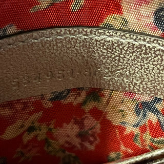 GUCCI Trapuntata Mini Blue Red Quilted Metallic Leather Crossbody Bag
