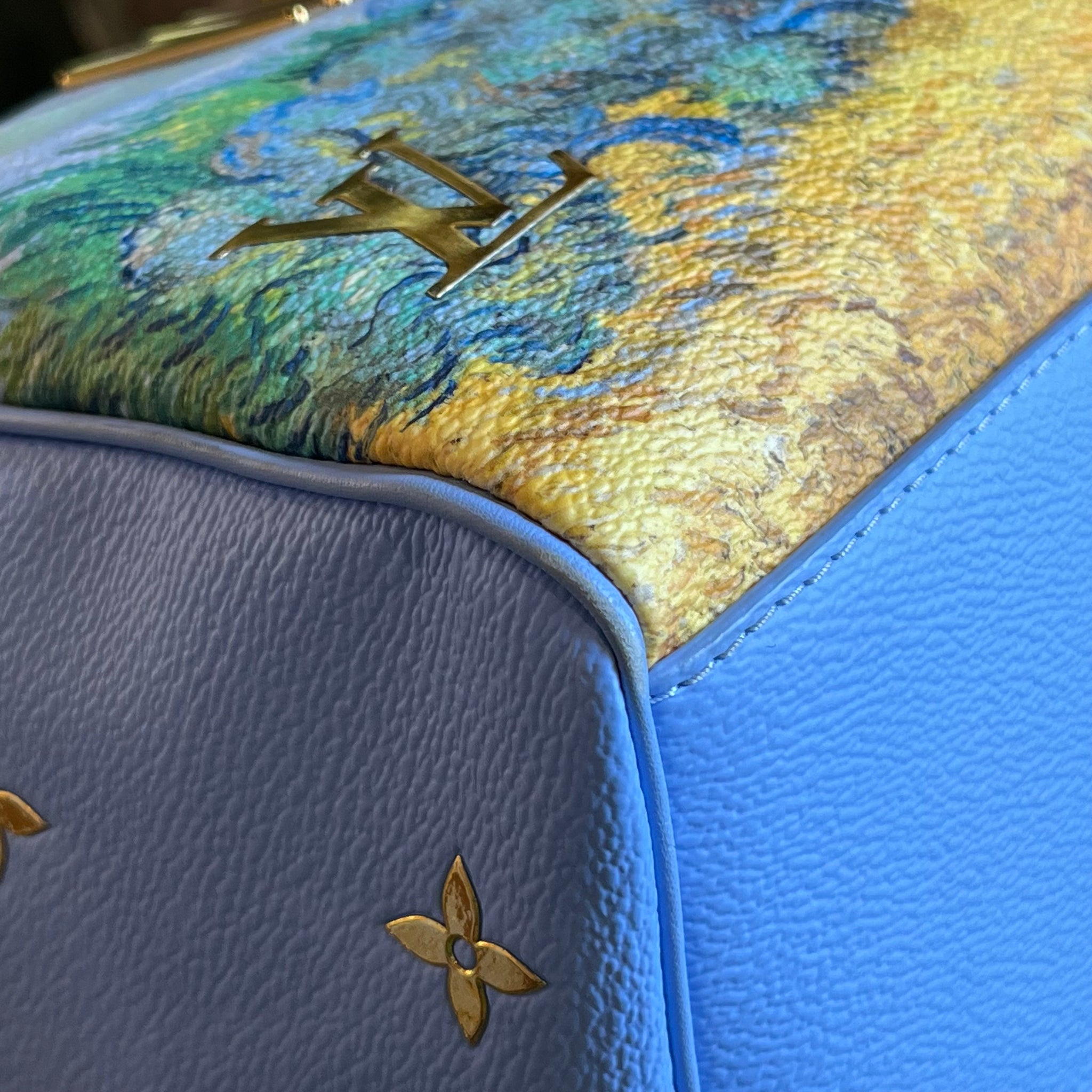 LOUIS VUITTON Limited Edition Coated Canvas Jeff Koons Van Gogh