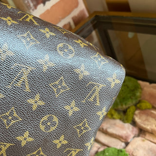 LOUIS VUITTON Speedy 30 Brown Monogram Canvas Satchel Bag