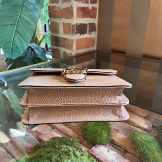 GUCCI Beige GG Dollar Calf Crossbody Small