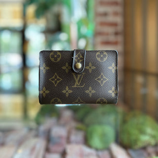 LOUIS VUITTON French Brown Monogram Canvas Vintage Wallet