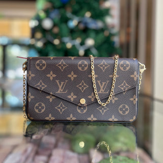 LOUIS VUITTON Félicie Pochette Monogram Crossbody