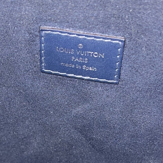 LOUIS VUITTON Navy Epi Leather Neverfull MM