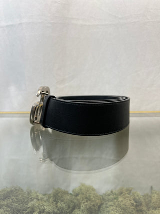 GUCCI Mens Apoon Black Leather Belt 100/40