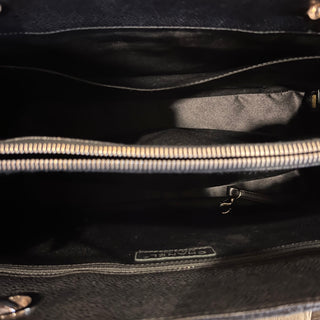 CHANEL Grand Shopping Black Quilted Caviar Leather Tote