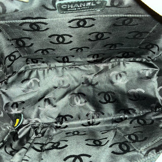 CHANEL Cambon Multipocket Large Beige Calfskin Reporter Bag