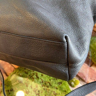 SALVATORE FERRAGAMO Mika Gray Leather Tote Bag