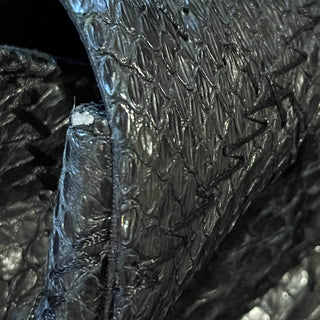 CHANEL Black Python Ultimate Stitch Flap Shoulder Bag