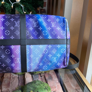 LOUIS VUITTON Keepall Bandouliere 50 Sunset Monogram Canvas Duffel
