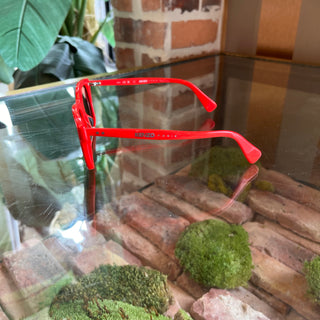 KENZO KZ40161L Red Acetate Wayfarer Sunglasses
