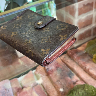LOUIS VUITTON Vintage French Brown Monogram Canvas Wallet