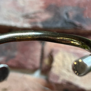 GUCCI Brown Lizard Skin Bangle