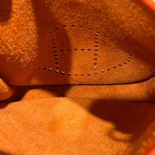 HERMES TPM Evelyne Orange Clemence Leather Crossbody