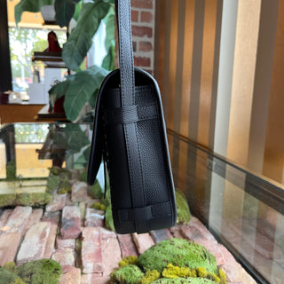 GOYARD Belvedere II Messenger MM Black Goyardine Canvas Crossbody