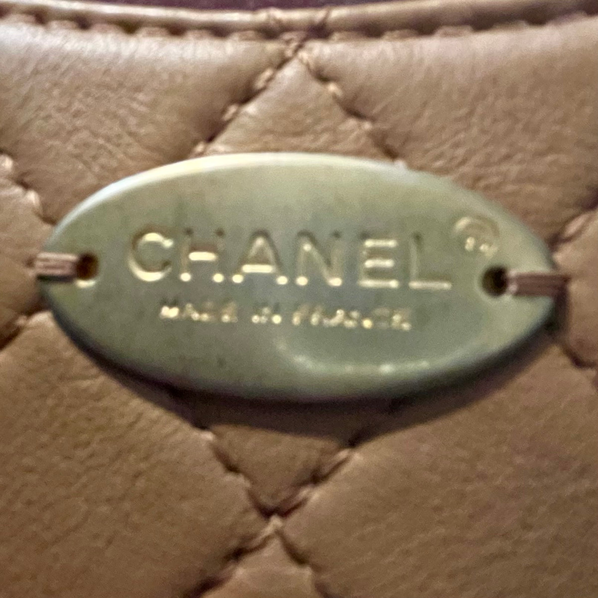 CHANEL Beige Calfskin Quilted Multi Pouching Flap and Coin Purse