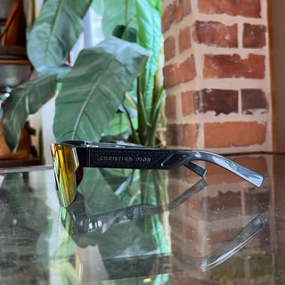 DIOR Diorxtrem M2U Semi-Rimless Injection Plastic Shield Sunglasses